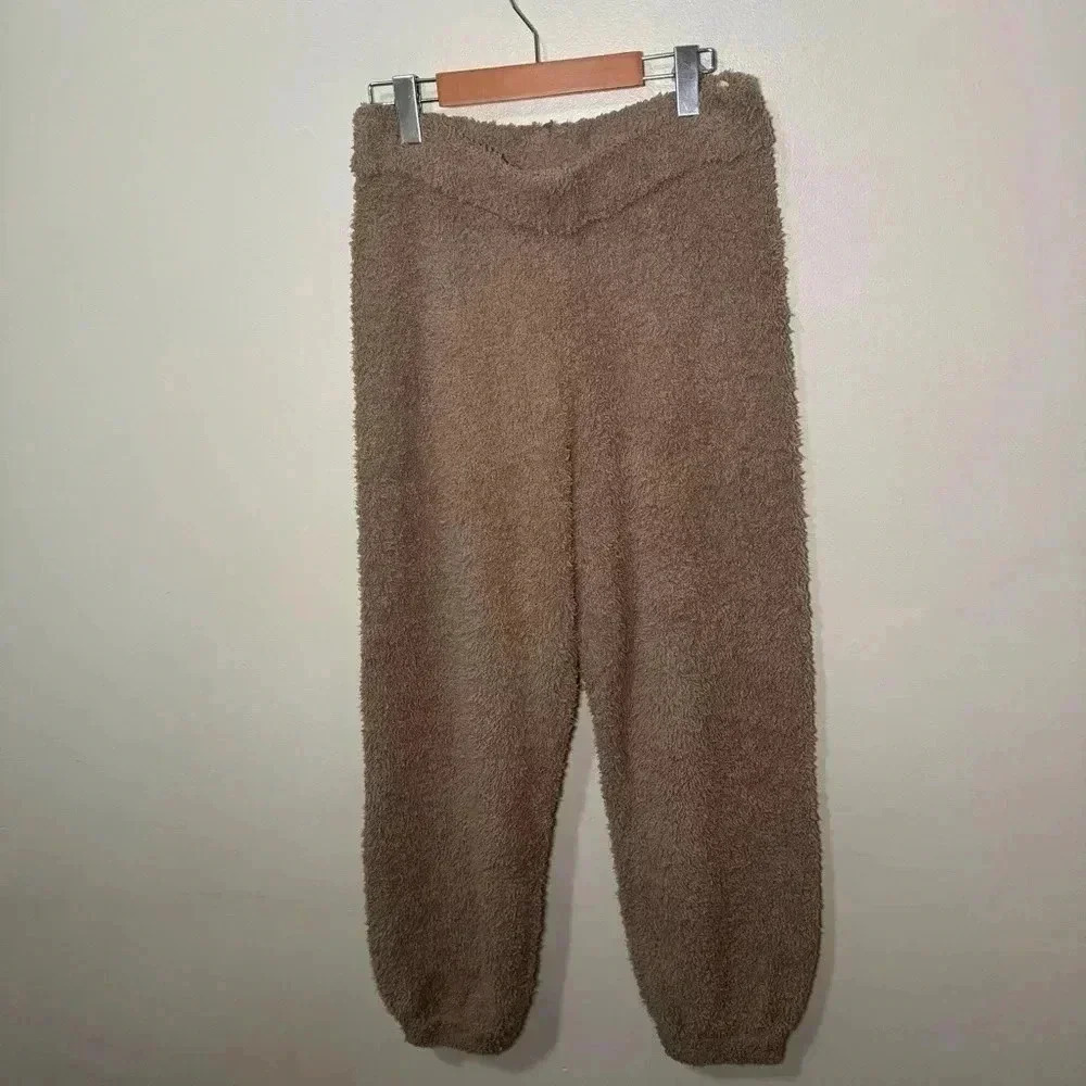 Babaton Sherpa cozy lounge pants M - Picture 3 of 6